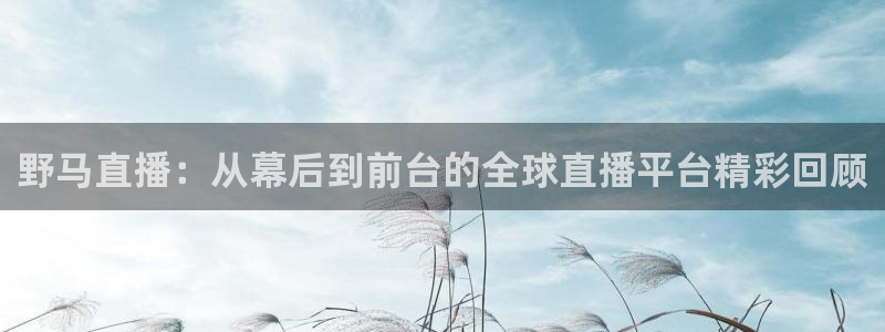 松鼠平台：野马直播：从幕后到前台的全球直播平台精彩回顾