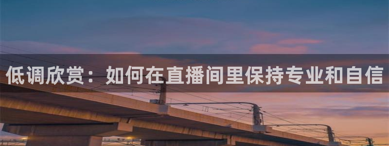 松鼠休闲游戏官网：低调欣赏：如何在直播间里保持专业和自信